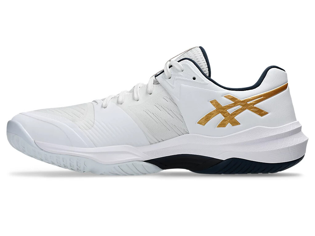 ASICS SKY ELITE FF 3 1051A080 101 White Pure Gold Volleyball ASICS SKY ELITE FF 3 1051A080 101 White Pure Gold Volleyball
