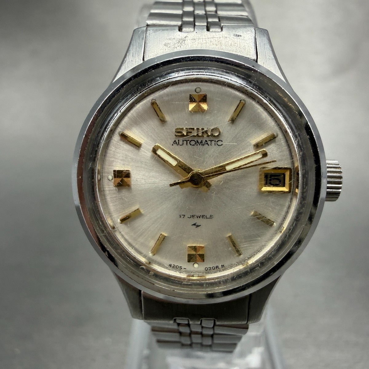 Lady’s Silver Tone Seiko Automatic Watch Seiko Women main image 4