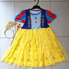 Disney Princess Snow White Costume Dress Girls Age 4-6 Years Fancy Dress Outfit
