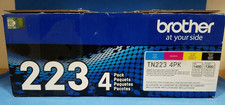 Brother TN223 4PK Black Cyan Magenta Yellow Toner Cartridge Set for HL-L3270CDW