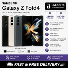Image of Samsung Galaxy Z Fold4 256GB/512GB Smart Phone UNLOCKED Excellent Condition