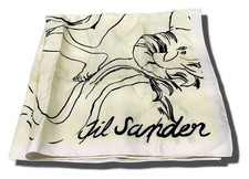 JIL SANDER Scarf Rayon Cream J21ZZ0028 Authentic Women 9700