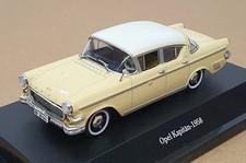 Starline 1/43 Scale 55014 - 1958 Opel Kapitan - Yellow Sahara/Alabaster White