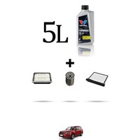 Hoffcar Wartungskit 3 Filter Und 5L ÖL FüR Subaru Forester (Sj) 2.0 110Kw Ab