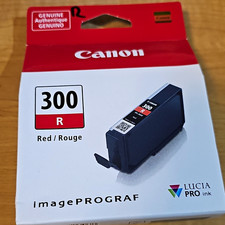 Canon PFI-300R Red Genuine Ink Tank for imagePROGRAF PRO-300 4199C002 