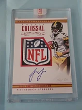 2017 JUJU SMITH-SCHUSTER ROOKIE COLOSSAL SIGNATURES NFL TAG STEELERS 1 OF 1 🏈🔥