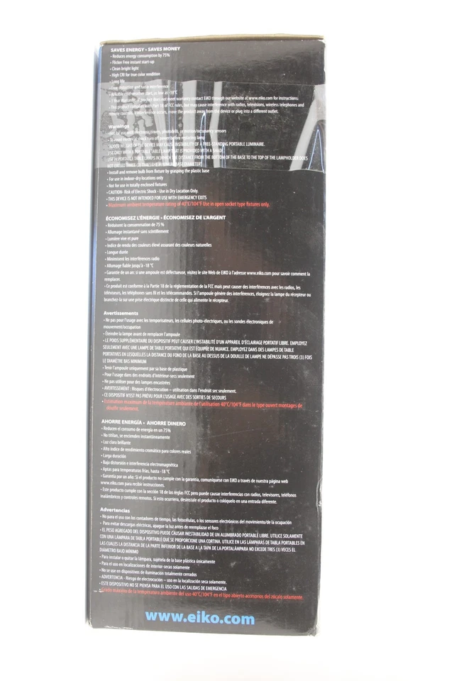 EiKO Spiral Compact Fluorescent Lamp 120V 105W SP105/41/MOG Mogul Base - Image 3 of 3