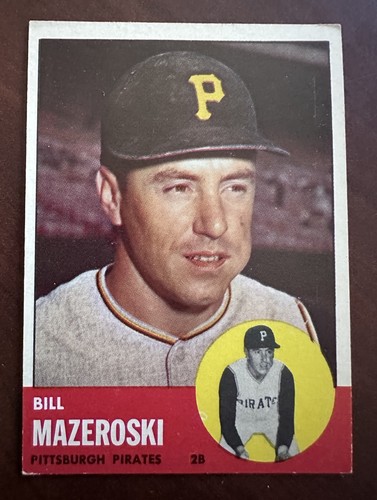 Bill Mazeroski #323 1963 Topps card