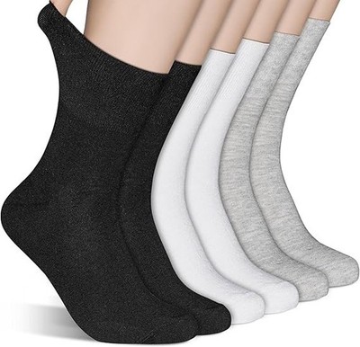Medias Para Diabeticos Calcetines Para Hinchazon Piel Seca Reduce Presion 6 Pair