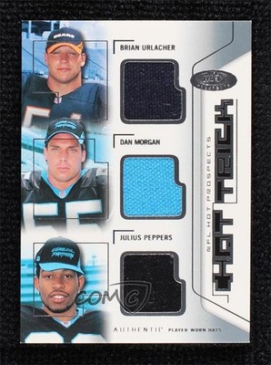 2002 Fleer Hot Prospects Brian Urlacher Dan Morgan Julius Peppers Rookie RC wo2