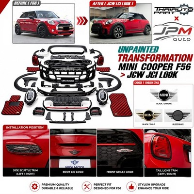 For Mini Cooper S F56 Pre LCI to LCI JCW Facelift Conversion Parts kit completed