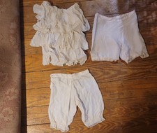 Kids Vintage Silk Pajamas From A Museum Rare 1800's Nineteenth Century Antique