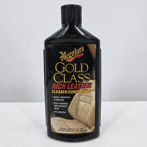 Meguiar’s Gold Class Leather Cleaner and Conditioner 14 Oz 40% Full G-7214