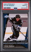 2009 Upper Deck Young Guns Victor Hedman #202 PSA 10 #2050