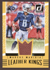 2016 Panini Football Donruss Marcus Mariota Leather Kings #7 Tennessee Titans