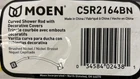 Moen CSR2164BN Brushed Nickel Adjustable Curved Shower Rod