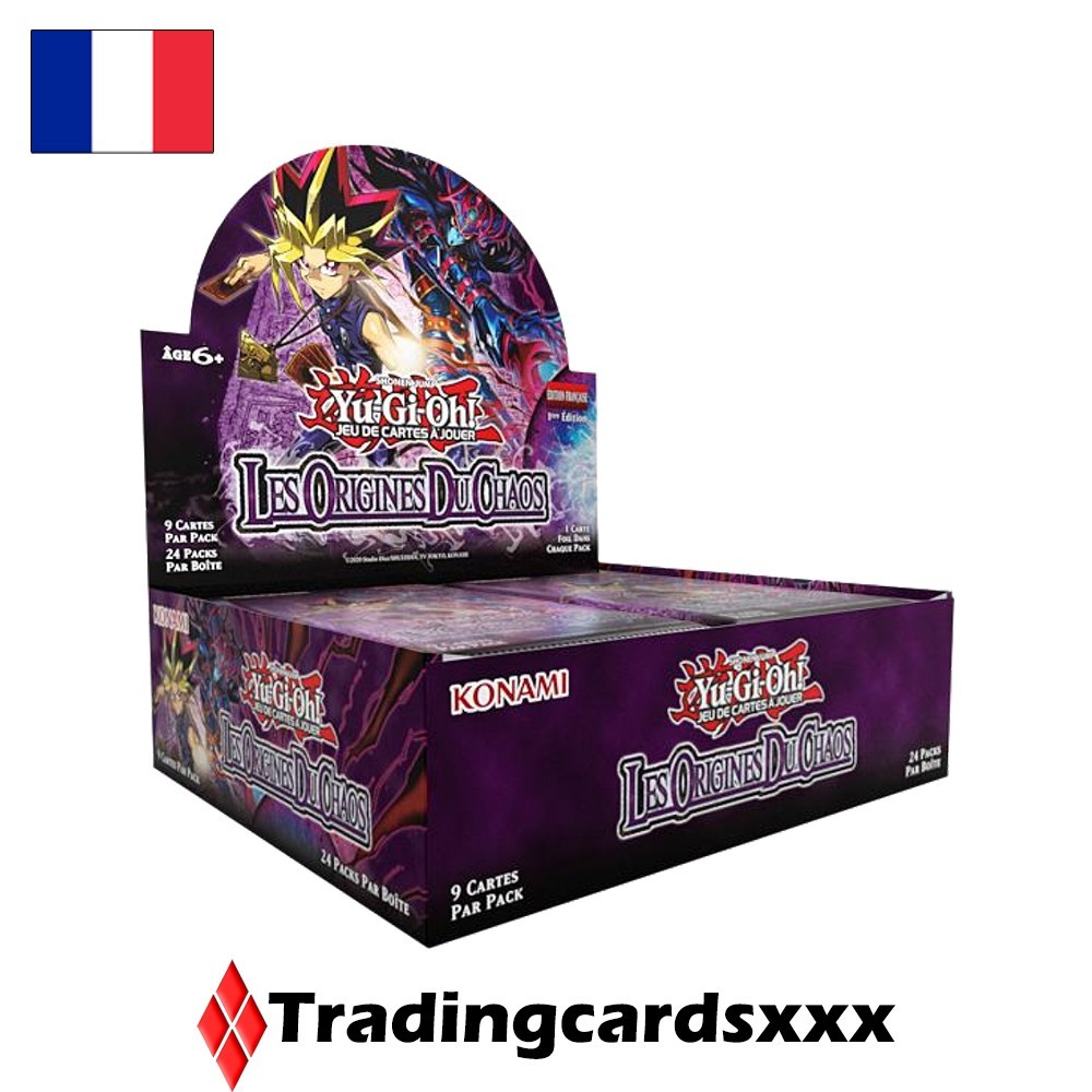 Yu-Gi-Oh! Display de 24 boosters : Les Origines du Chaos