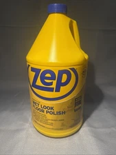Zep Wet-Look Floor Polish Shine Cleaner, 128 Oz Vinyl Rubber Sealed Asphalt Tile