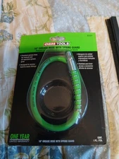 Flexzilla Grease Hose with Spring Guard 1/8" x 18" with 1/8" MNPT Ends