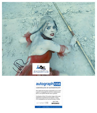 MARGOT ROBBIE AUTOGRAPH SIGNED 8x10 PHOTO SUICIDE SQUAD HARLEY QUINN ACOA