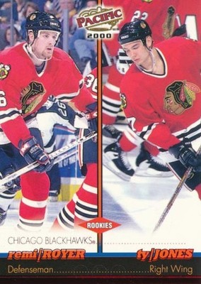 1999-00 Pacific RED #99 REMI ROYER / TY JONES - Chicago Blackhawks