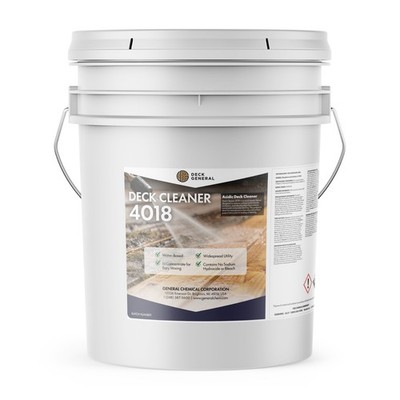 DECKGENERAL DECK CLEANER 4018 - EXTERIOR WOOD CLEANER - 5 Gal