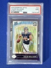 2024 PANINI DONRUSS OPTIC CALEB WILLIAMS PURPLE SHOCK RC #201 PSA 9