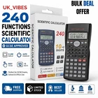 SCIENTIFIC CALCULATOR ELECTRONIC OFFICE 12 DIGITS SCHOOL EXAMS GCSE WITH UK Lot