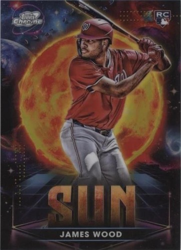 2025 Topps Cosmic Chrome James Wood Planetary Pursuit RC Sun #PPS 