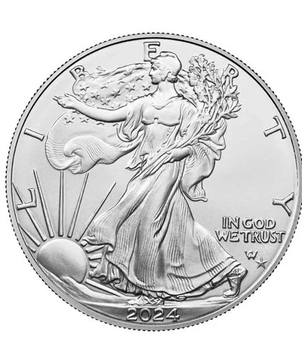 2024 (P) $1 Ounce American Silver Eagle Star Privy BU Genuine. Trusted Seller