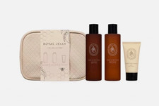 Boots Royal Jelly The Collection Gift Set - Body Wash, Lotion, Cream & Wash Bag