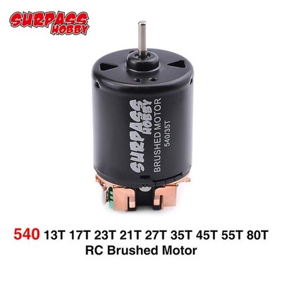SURPASSHOBBY 540 Brushed Motor 13T 17T 23T 21T 27T 35T 45T 55T for 1/10 RC Car