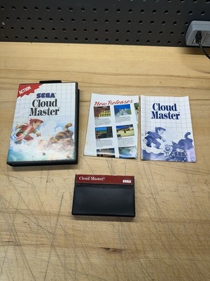 Cloud Master 1989 Sega  Master System Complete with Manual & Poster