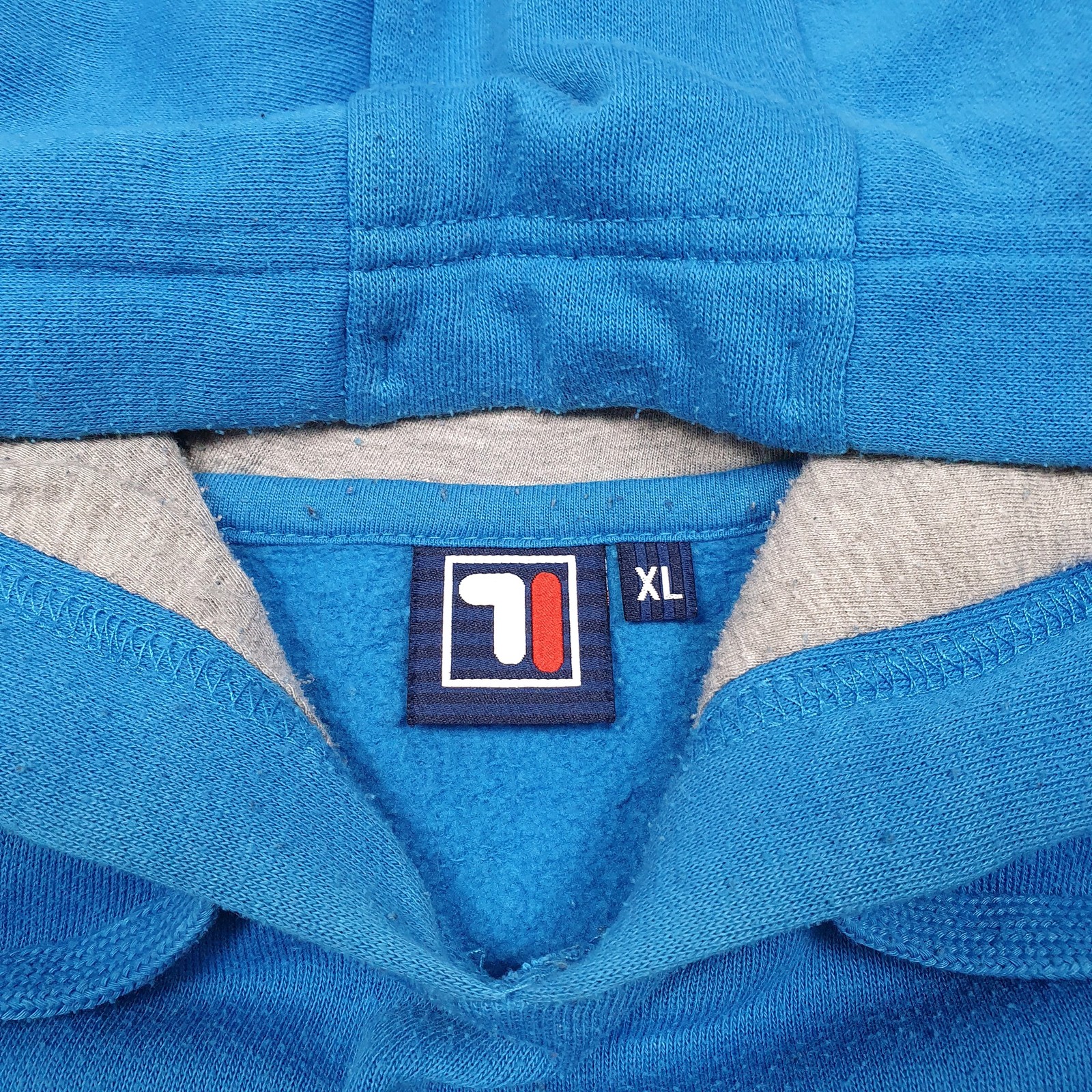 FILA Hoodie Spellout Jumper Sweatshirt Mens XL image 2