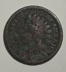 1873 Indian Head Cent Penny- VG-F Details, Open 3