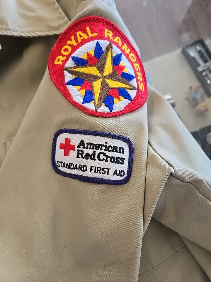 Vintage Royal Rangers Shirt And Vest Mens 17 Inch Neck - Image 4 of 4