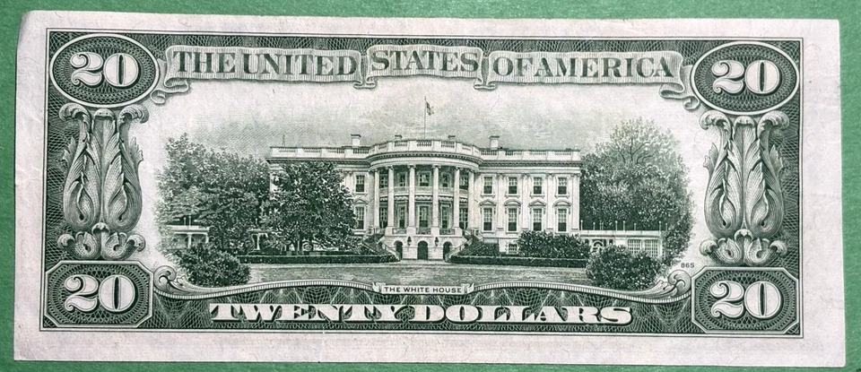 1950 A (Twenty) $20 Dollar Federal Reserve Banknote - Cleveland, OH Crisp AU - Image 2 of 2