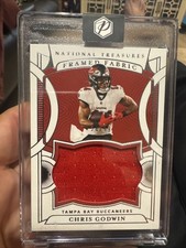 2021 Panini National Treasures Framed Fabric /99 Chris Godwin #CG