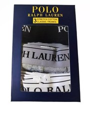 Polo Ralph Lauren Boxer Shorts Underwear Stretch Cotton Classic Grey White Black