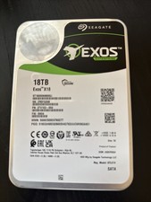 Seagate Exos X18 18TB Internal HDD-Approx. 640 Power Hours