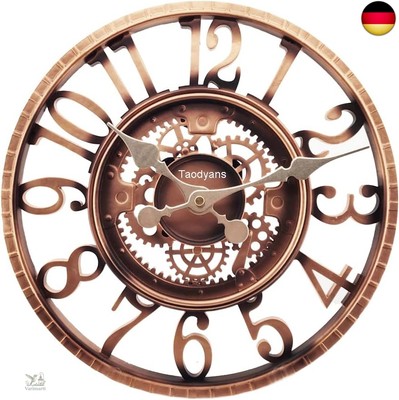 Outdoor Wanduhr 30 cm Garten Uhren Wasserdicht Aussenbereich