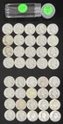 1942 P Washington Silver Quarter Roll - Circulated - 40 Coins - Actual Coins L27
