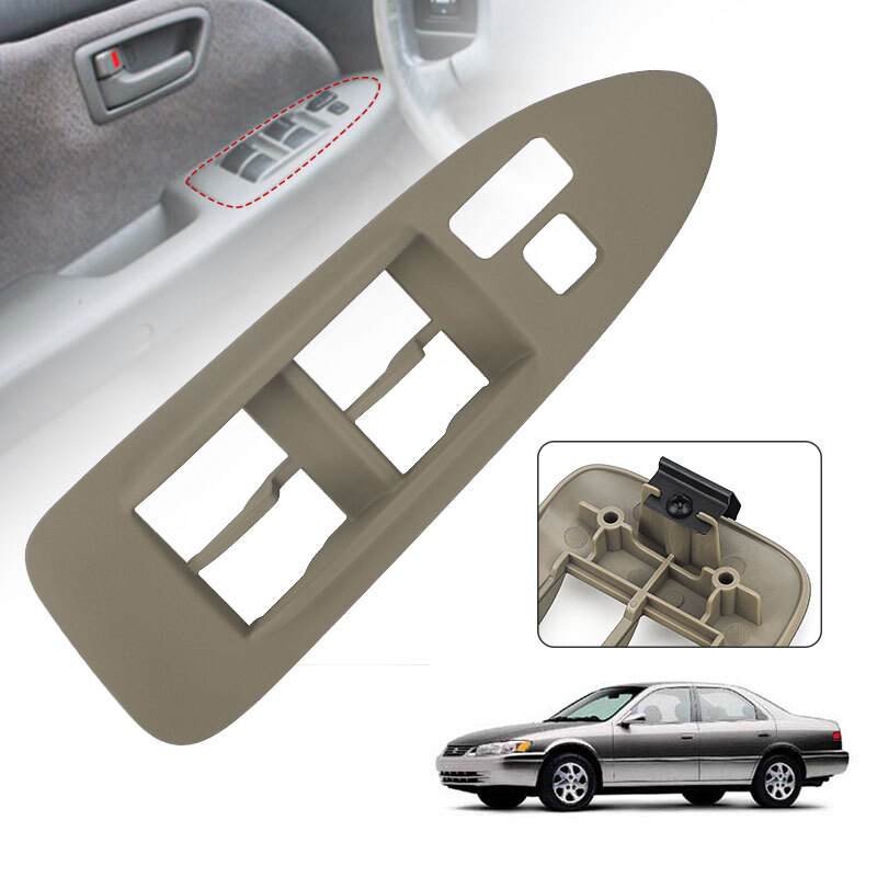 Driver Side Power Window Master Switch Bezel Trim For Toyota Camry 1997-2001