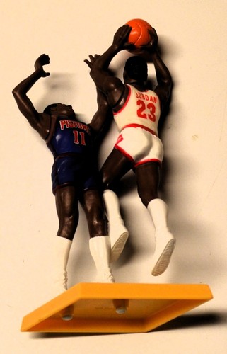 1989 Kenner Starting Lineup Michael Jordan / Isiah Thomas One on One Figures on One - Bild 2 von 4