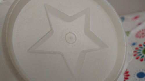 Vintage Tupperware Jello Mold Jel-n-serve 4 pieces with STAR lid celebration - Picture 7 of 8