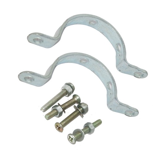 Lambretta LI GP SX TV Fork Link Cover Alloy Polished + Clamp Series 1 2 3 - Picture 10 of 10