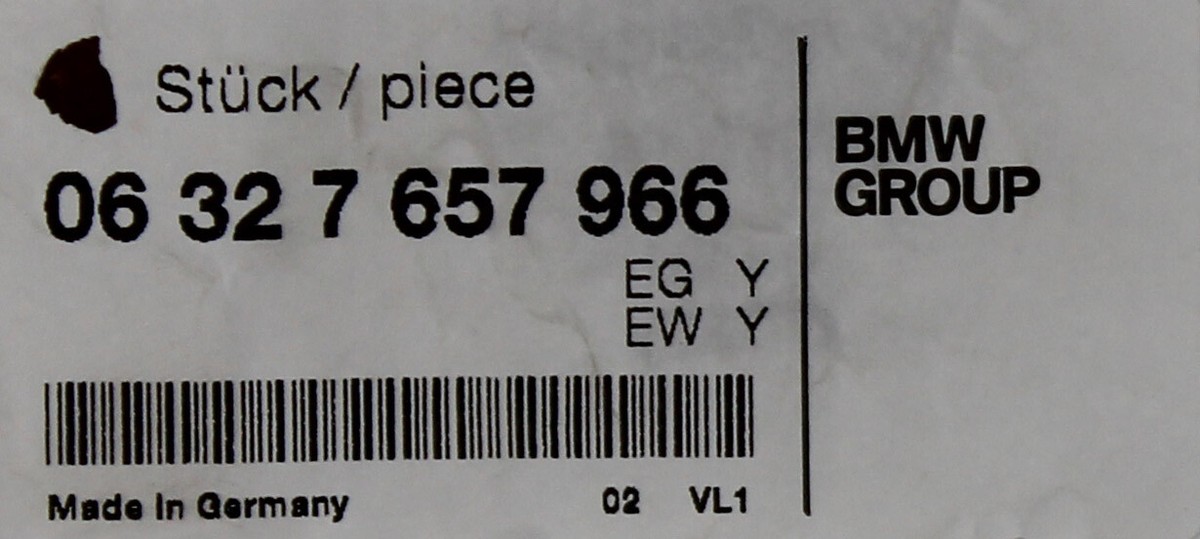 BMW Fillister Head Screw Part Number - 06327657966 | eBay 