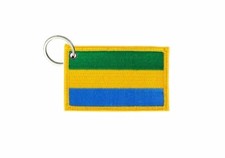 Keychain Brooch Patch Badge Flag Gabonese