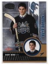 Boyd Gordon Rookie #125 2003-04 Pacific Invincible Hockey Card NM-Mint. rookie card picture