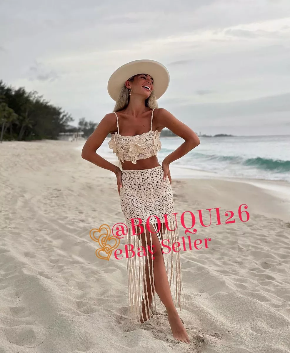 Zara top beach skirt